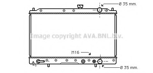 PRASCO MTA2019 Radiator, engine cooling